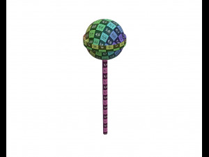 round lollipops 3Dモデル