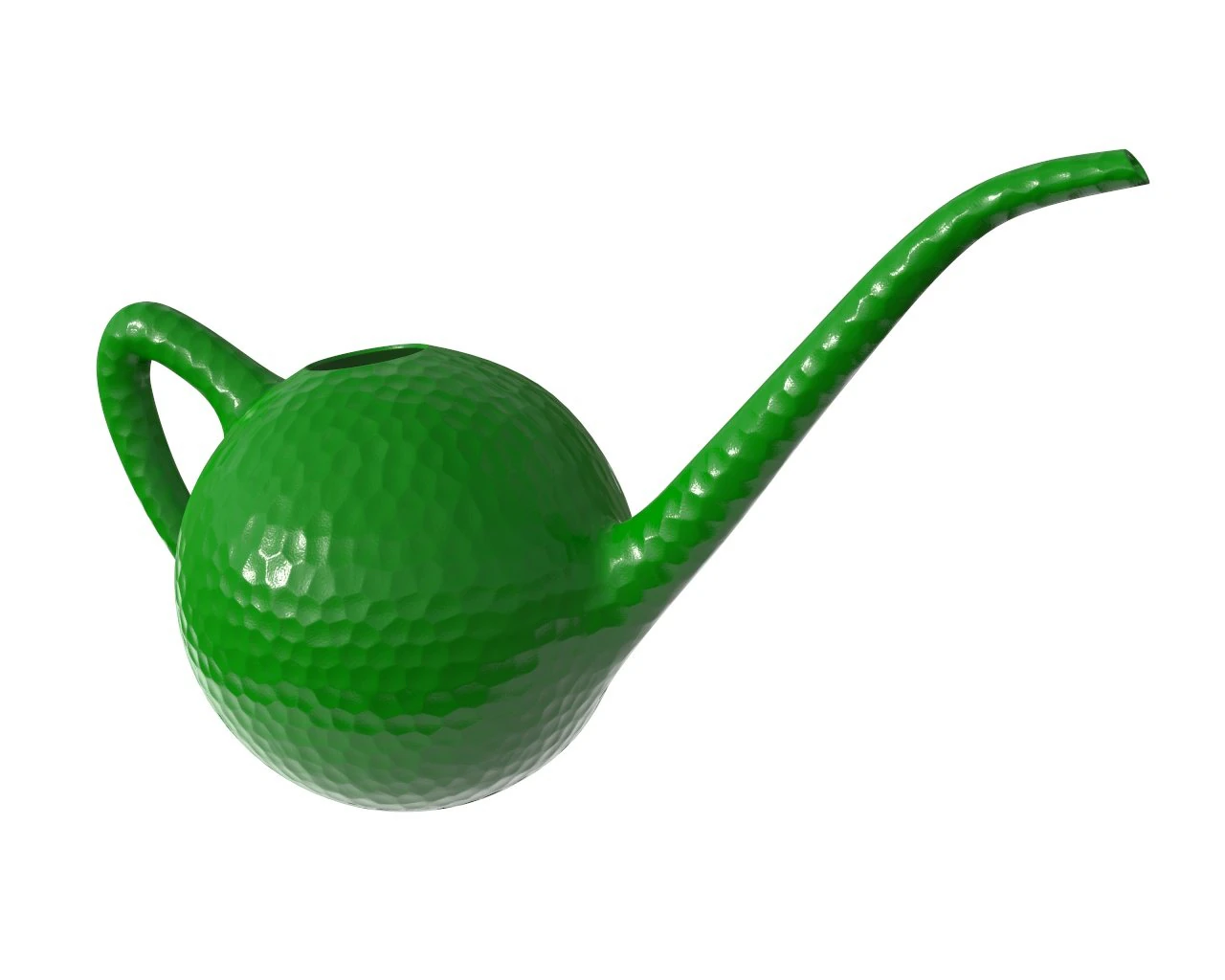 watering can plastic colored 3D Model .c4d .max .obj .3ds .fbx .stl .blend 