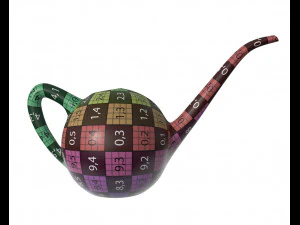 watering can plastic colored 3D Model