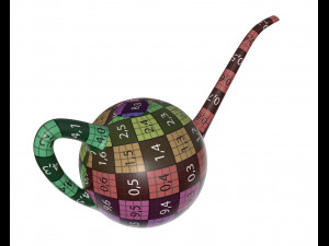 watering can plastic colored 3Dモデル