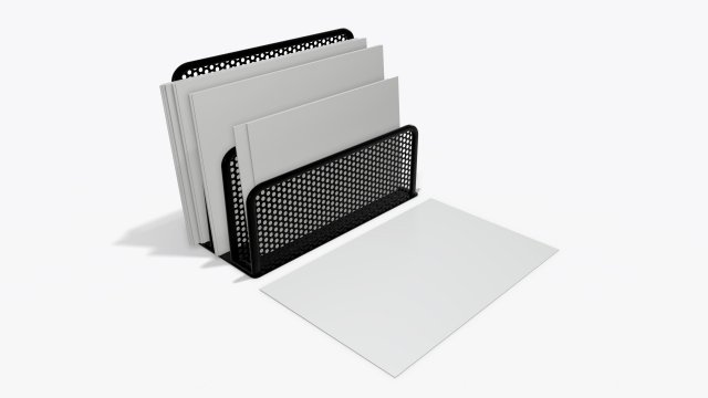 card mesh holder Model 3D .c4d .max .obj .3ds .fbx .stl .blend 