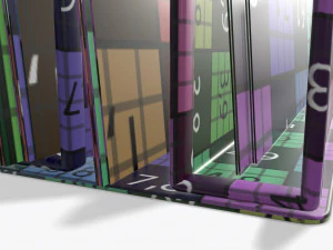 сітчастий тримач картки 3D Модель