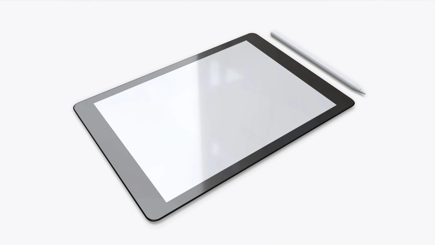 digital tablet mock up 3D Model .c4d .max .obj .3ds .fbx .stl .blend 