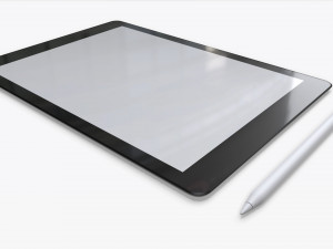 digital tablet mock up 3D मॉडल