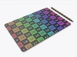 digital tablet mock up 3D मॉडल