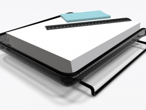 paper mesh horizontal holder 01 3D Model