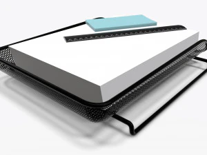 paper mesh horizontal holder 01 3D Model