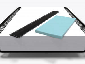 paper mesh horizontal holder 01 3D Model