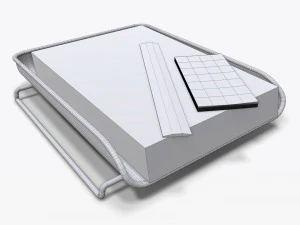 paper mesh horizontal holder 01 3D Model
