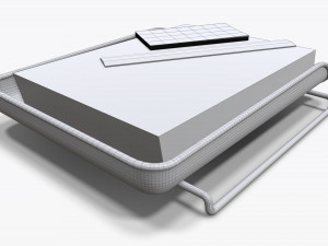paper mesh horizontal holder 01 3D Model