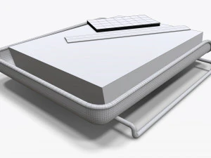 paper mesh horizontal holder 01 3D Model