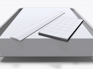 paper mesh horizontal holder 01 3D Model