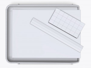 paper mesh horizontal holder 01 3D Model