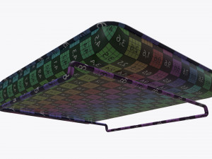 paper mesh horizontal holder 01 3D Model