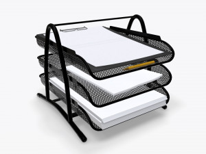paper mesh horizontal holder 02 3D Model