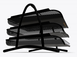 paper mesh horizontal holder 02 Model 3D