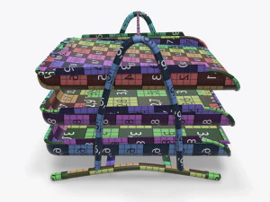 paper mesh horizontal holder 02 3D Model
