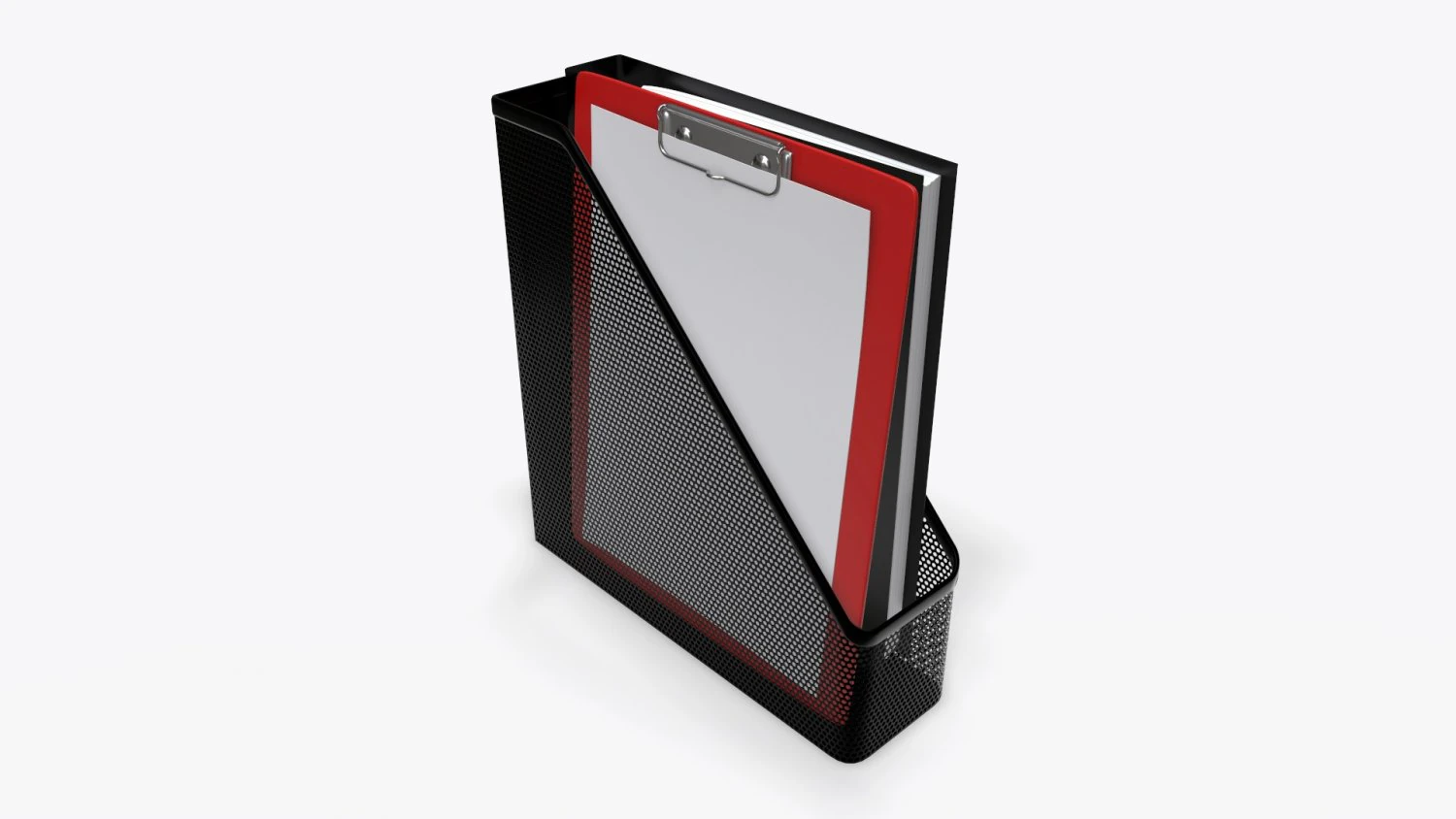 paper mesh vertical holder 3D Model .c4d .max .obj .3ds .fbx .stl .blend