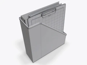 paper mesh vertical holder 3D Model