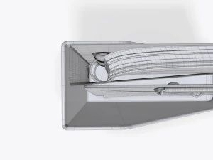 paper mesh vertical holder 3D Model
