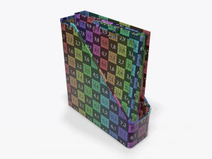 paper mesh vertical holder 3D Model