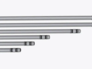 pencils with rubber various sizes 3D Model