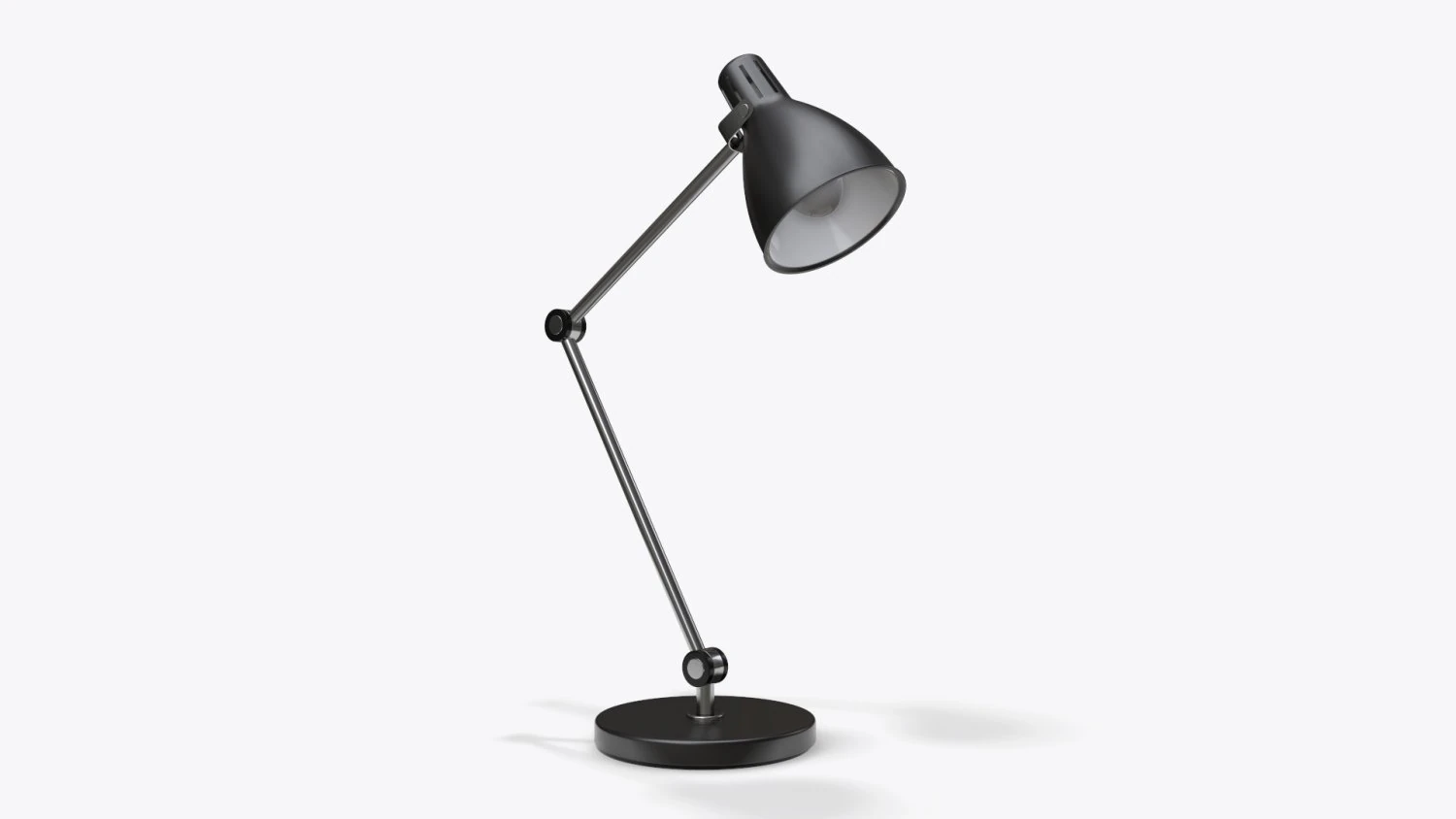 table desk metal lamp 3D Model .c4d .max .obj .3ds .fbx .stl .blend 