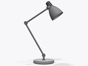 table desk metal lamp 3D Model