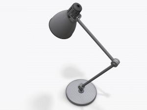 table desk metal lamp 3D 模型