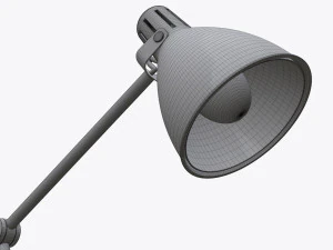 table desk metal lamp 3D Model