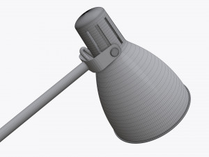 table desk metal lamp 3D 模型