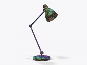 table desk metal lamp 3D 模型