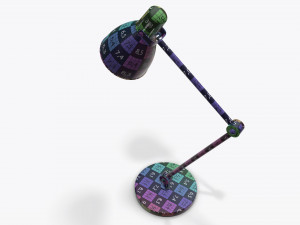 table desk metal lamp 3D 模型