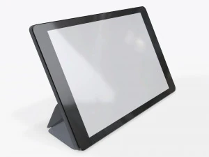 Digitales Tablet mit H&uuml;llenmodell 02 3D Modell