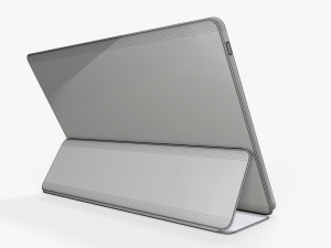digital tablet with case mock up 02 3D मॉडल
