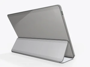 tablet digital com case mock up 02 Modelo 3D