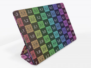 digital tablet with case mock up 02 3D मॉडल