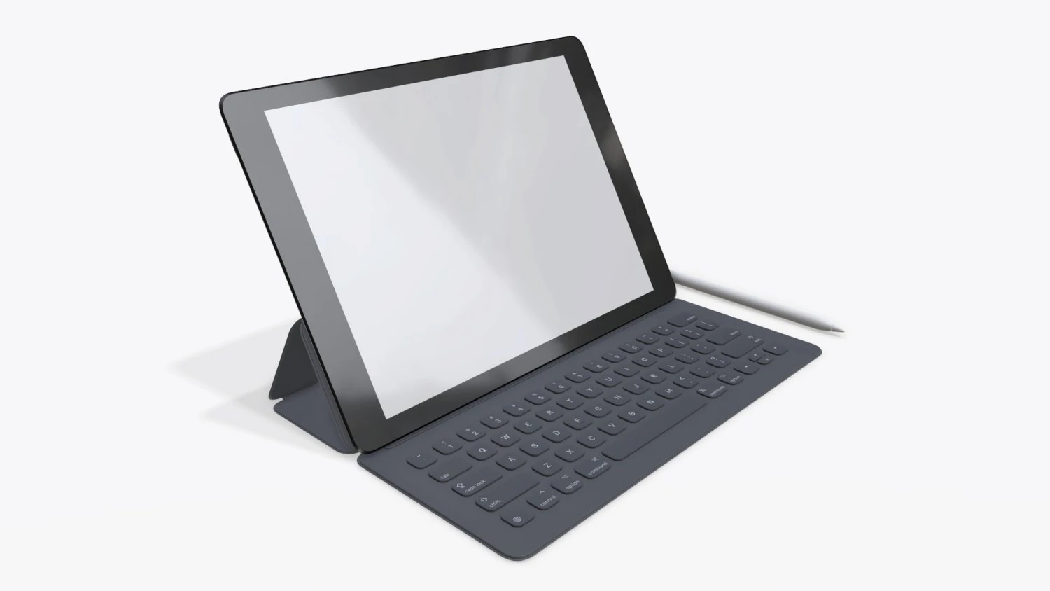 tablet digital com maquete de teclado Modelo 3D .c4d .max .obj .3ds .fbx .stl .blend