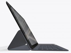 digital tablet with keyboard mock up 3D 模型