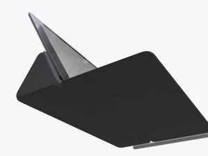 tablet digital com maquete de teclado Modelo 3D