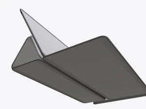 tablet digital com maquete de teclado Modelo 3D