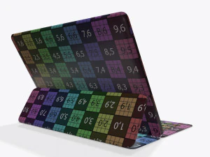 tablet digital com maquete de teclado Modelo 3D