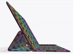 digital tablet with keyboard mock up 3D 模型