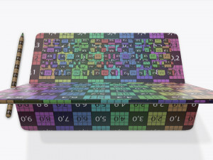 digital tablet with keyboard mock up 3D 模型