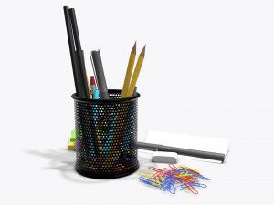 mesh penholder Modelo 3D