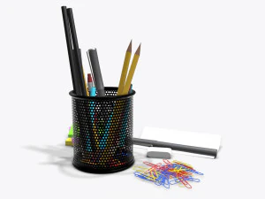 mesh penholder 3D Model