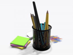 mesh penholder Modelo 3D