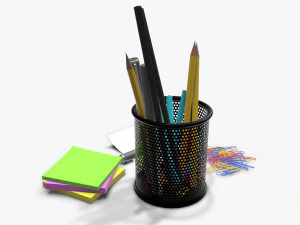 mesh penholder 3D Model