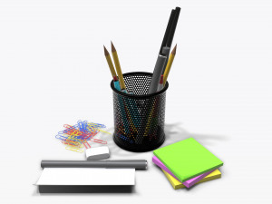 mesh penholder Modelo 3D