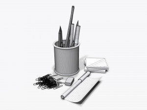 mesh penholder Modelo 3D